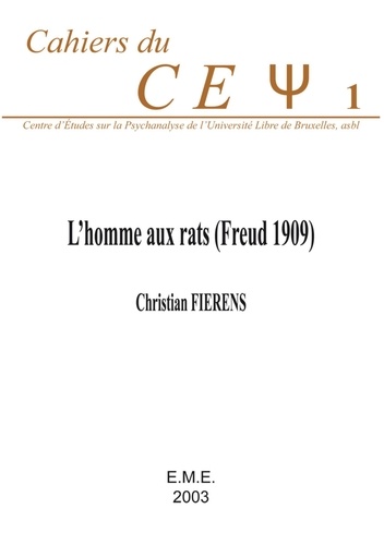 Christian Fierens - Cahiers du Cepsy  : L'homme aux rats (Freud 1909).