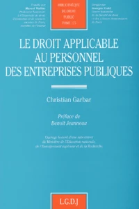 Le Droit Applicable Au Personnel Des Entreprises Publiques