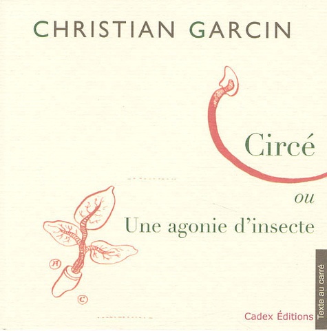 Christian Garcin - Circé ou Une agonie d'insecte.