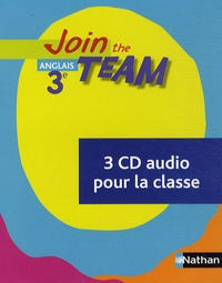 Christian Gernigon et Cécile Clavel - Anglais 3e Join the Team. 3 CD audio