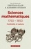 Sciences mathématiques 1750-1850. Continuités et ruptures