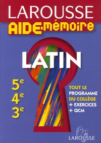 Sennaestube.ch Larousse Aide-Mémoire Latin 5e-4e-3e Image
