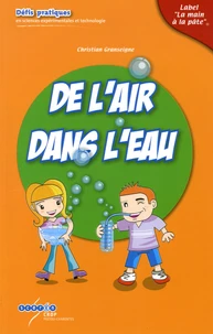 De l'air dans l'eau