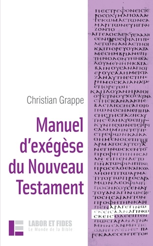 Manuel d'exégèse du Nouveau Testament