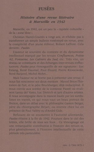 Fusées. Histoire d'une revue littéraire à Marseille en 1942