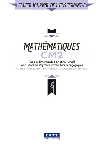 Mathématiques CM2 Totem. Cahier journal de l'enseignant.e  avec 1 Cédérom