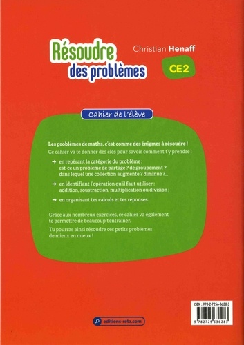Résoudre des problèmes CE2. Cahier de l'élève