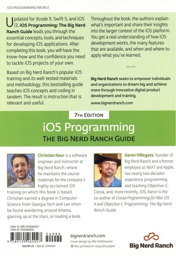 iOS programming. The big nerd ranch guide 7th edition