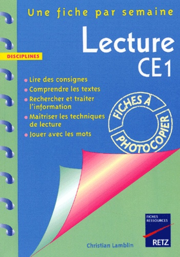 Christian Lamblin - Lecture CE1.