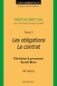 Christian Larroumet et Sarah Bros - Traité de droit civil - Tome 3, Les obligations, le contrat.