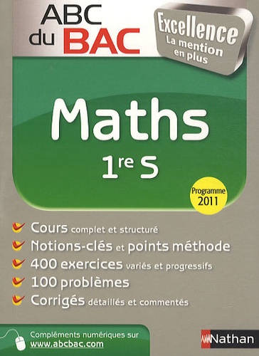 Christian Lixi et Gérard Chassard - Mathématiques 1e S - Programme 2011.