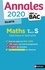 Mathématiques Tle S spécifique & spécialité. Sujets  Edition 2020