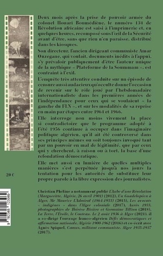 Pierre, Feuille, Ciseaux !. Alger, 20 août 1965, la discrète mise au pas de Révolution africaine