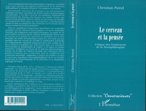 Christian Poirel - Le cerveau et la pensée - Critique des fondements de la neurophilosophie.