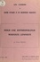 Pour une anthropologie marxiste-léniniste. Introduction à la lecture de "L'origine de la famille, de la propriété privée et de l'État" (1884), de Frédéric Engels