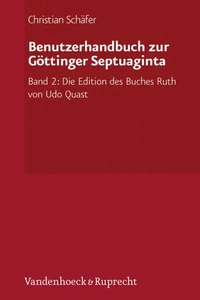 Benutzerhandbuch zur Göttinger Septuaginta