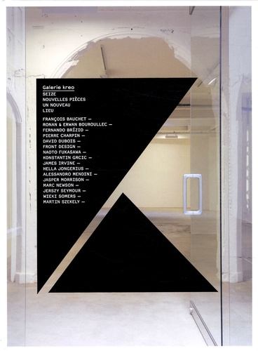 Christian Simenc et Erwan Bouroullec - Galerie Kreo - Seize nouvelles pièces, un nouveau lieu.