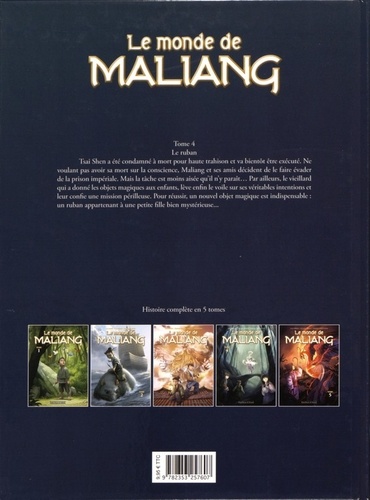 Le monde de Maliang Tome 4 Le ruban. Avec un ex-libirs