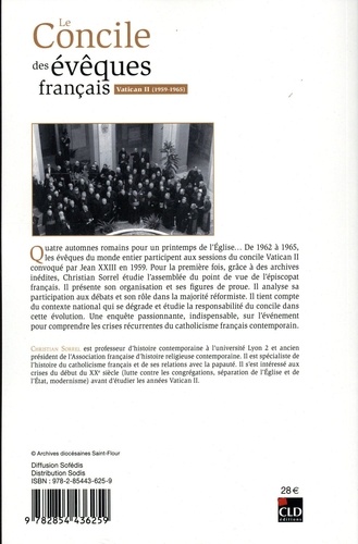 Le concile des évêques français. Vatican II 1959-1965