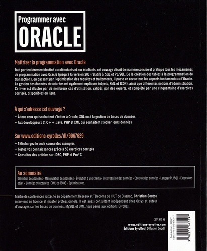 Programmer avec Oracle. SQL - PL/SQL- XML - JSON - PHP - Java