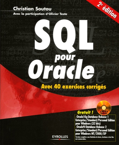 SQL pour Oracle 2e édition -  avec 1 DVD