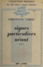 Christiane Aimery - Signes particuliers néant.