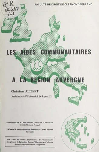 Les aides communautaires à la région Auvergne
