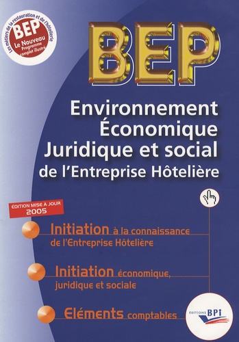 Christiane Balanger - BEP Environnement Economique Juridique et Social de l'Entreprise Hôtelière.