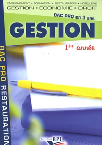 Gestion 1e année Bac Pro restauration