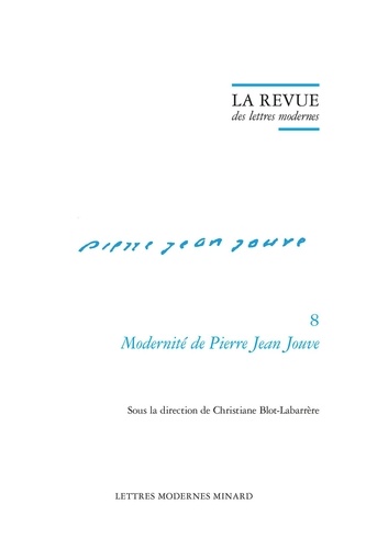 Modernité de Pierre Jean Jouve