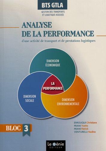 Analyse de la performance d'une activité de transports et de prestations logistiques BTS GTLA Gestion des Transports et Logistique Associée. Bloc 3  Edition 2019