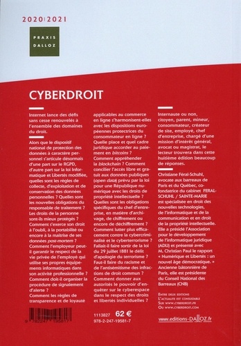 Cyberdroit. Le droit à l'épreuve de l'internet  Edition 2020-2021