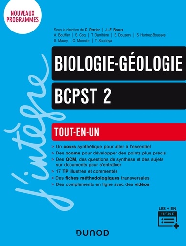 Christiane Perrier et Jean-François Beaux - Biologie-Géologie tout-en-un BCPST 2e année.