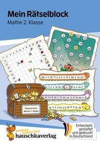 Christiane Wittenburg - Das Rätselbuch für die Grundschule 692 : Mein Rätselblock Mathe 2. Klasse - A5-Übungsblock.