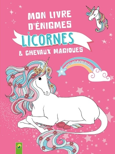 Christina Bäumerich - Mon livre d'énigmes Licornes et chevaux magiques - Avec 40 autocollants.