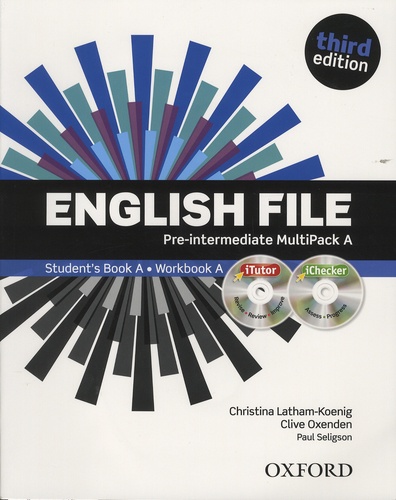 Christina Latham-Koenig et Clive Oxenden - English File - Pre-intermediate Student's Book A. 1 Cédérom + 1 DVD