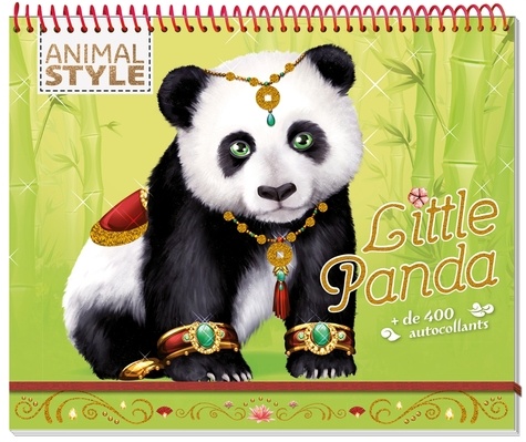 Christine Alcouffe - Animal Style Little Panda - + de 450 autocollants.