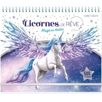 Christine Alcouffe - Licornes de rêve - Carnet créatif Magie des étoiles. Avec 500 stickers.