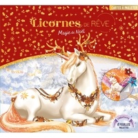 Christine Alcouffe - Magie de Noël - Avec 5 cartes à pailleter, 5 coloriages, 1 stylet malin double embout, et 6 feuilles de transfert effet paillettes.