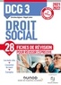 Christine Alglave et Magali Lafont - DCG 3 Droit social - Fiches de révision.