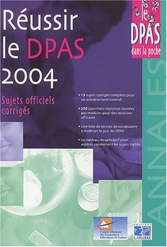 Christine Beloeil - Réussir le DPAS 2004.