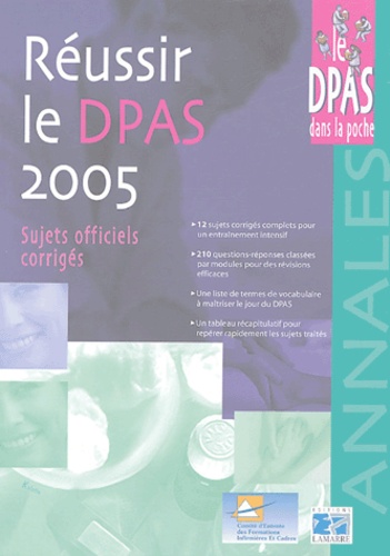 Christine Beloeil et Catherine Denninger - Réussir le DPAS 2005.