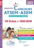 Christine Blanchard et Claudine Cheyrouze - ATSEM - ASEM - 90 fiches et 1000 QCM - Externe, interne, 3e voie - Catégorie C.