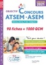 Christine Blanchard et Claudine Cheyrouze - Concours ATSEM - ASEM Externe, interne, 3e voie, catégorie C - 90 fiches + 1000 QCM.