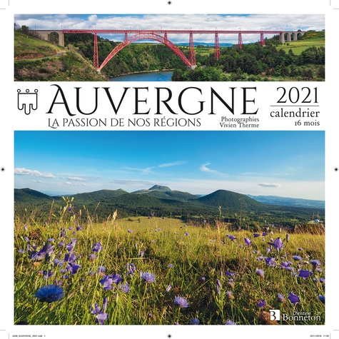 Calendrier Auvergne  Edition 2021