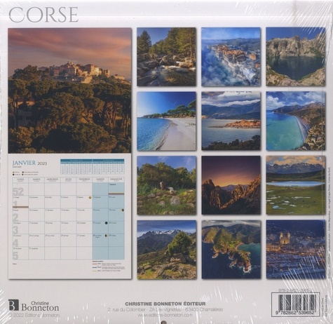 Corse, la passion de nos régions. Calendrier 16 mois  Edition 2023