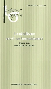 Le nihilisme est-il un humanisme ?