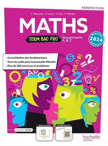 Maths Terminale Bac Pro Groupements A, B, C  Edition 2024
