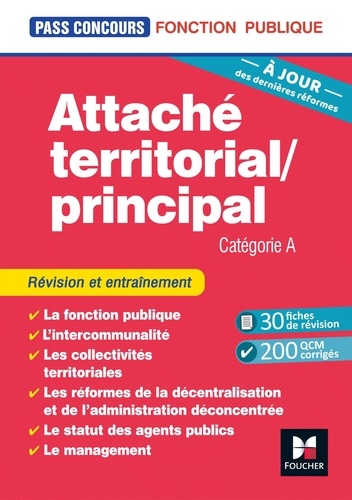 Attaché territorial/principal. Catégorie A