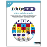Colorcode - lettres capitales et script